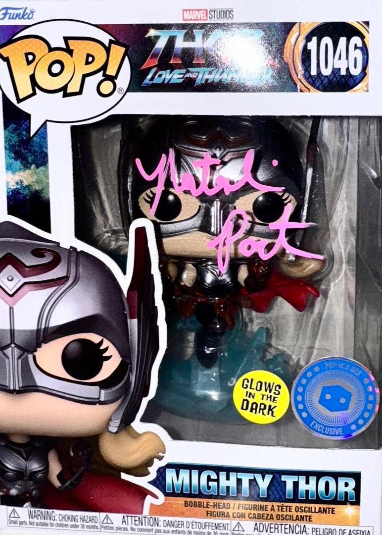 Natalie Portman Signed Funko Pop #1046 Thor Love & Thunder - SWAU COA